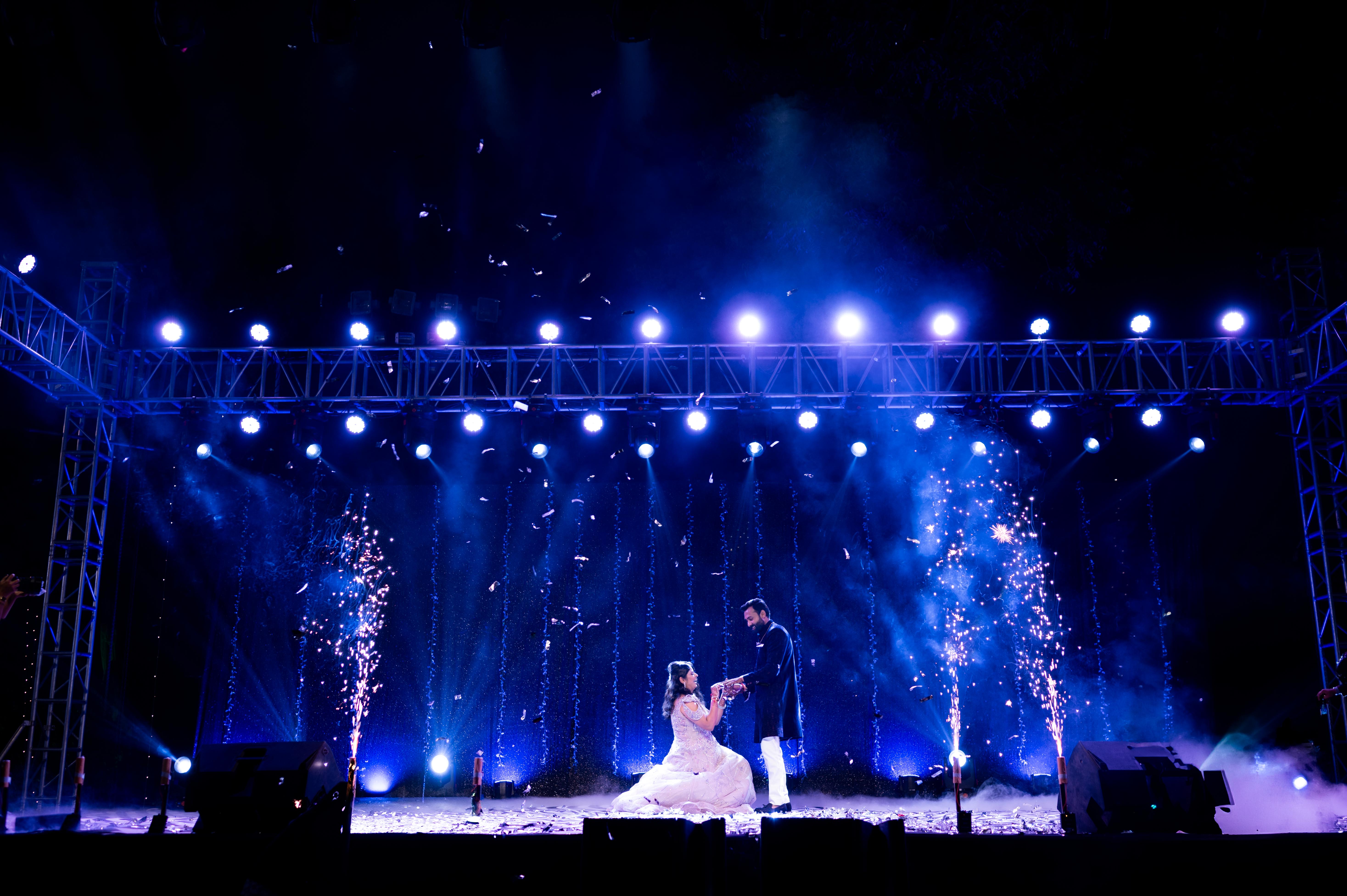 Elegant reception venue with stunning details